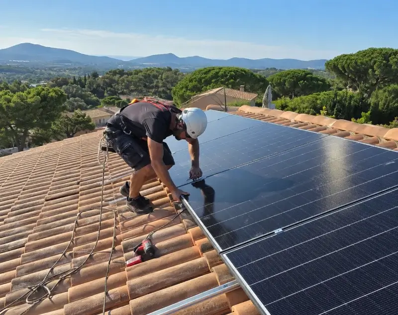 Installateur panneaux solaires Helléan — pose photovoltaïque sur toiture