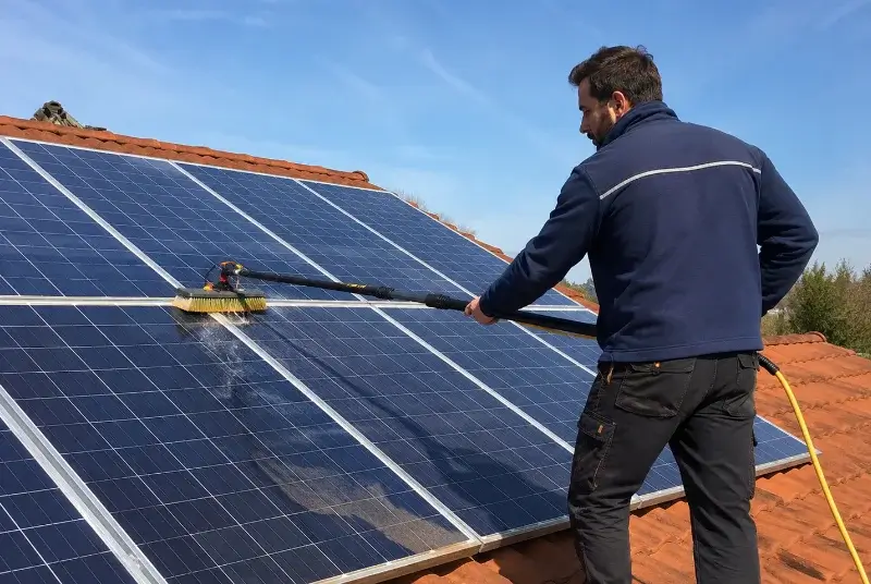 Nettoyage et entretien de panneaux solaires à Helléan